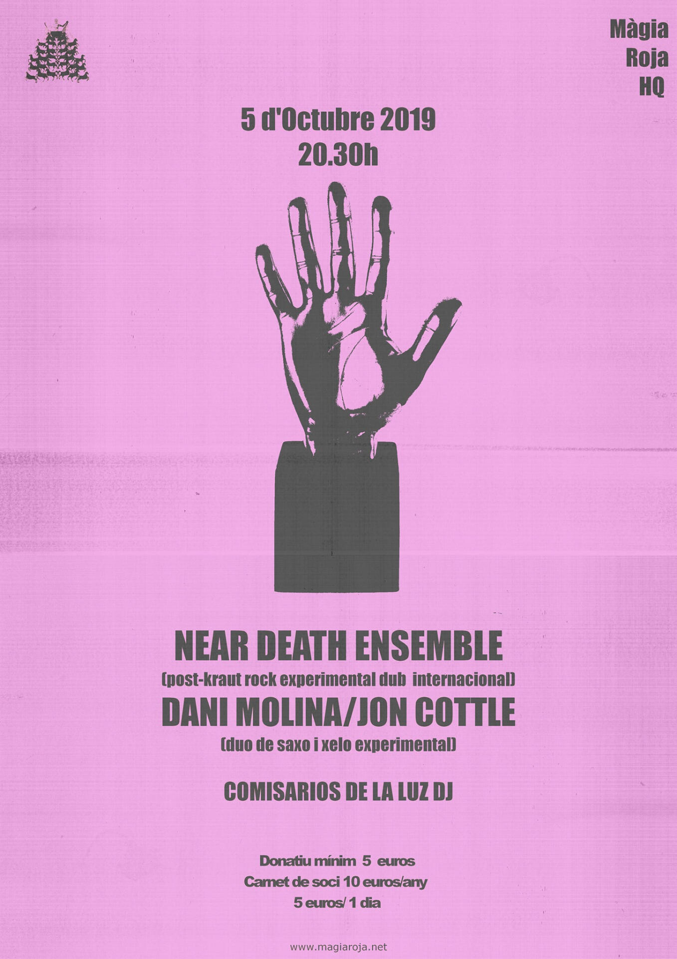 the near death ensemble live at magia roja